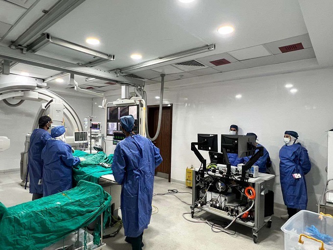 الرعاية الصحية تعلن نجاح إجراء طبي دقيق بتقتية كي العقد العصبية بمستشفى النصر التخصصي في بورسعيد 